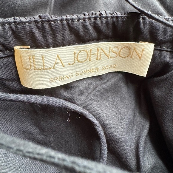 Ulla Johnson Tahlia Black Midi Dress Size 0 Pockets Side Zip - Picture 12 of 14